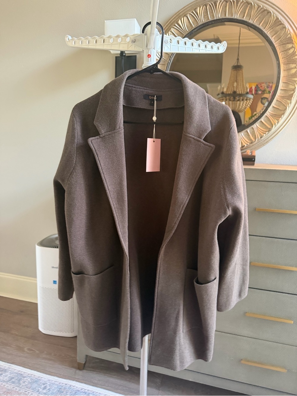 NWT Quince Women’s Organic Cotton Knit Blazer